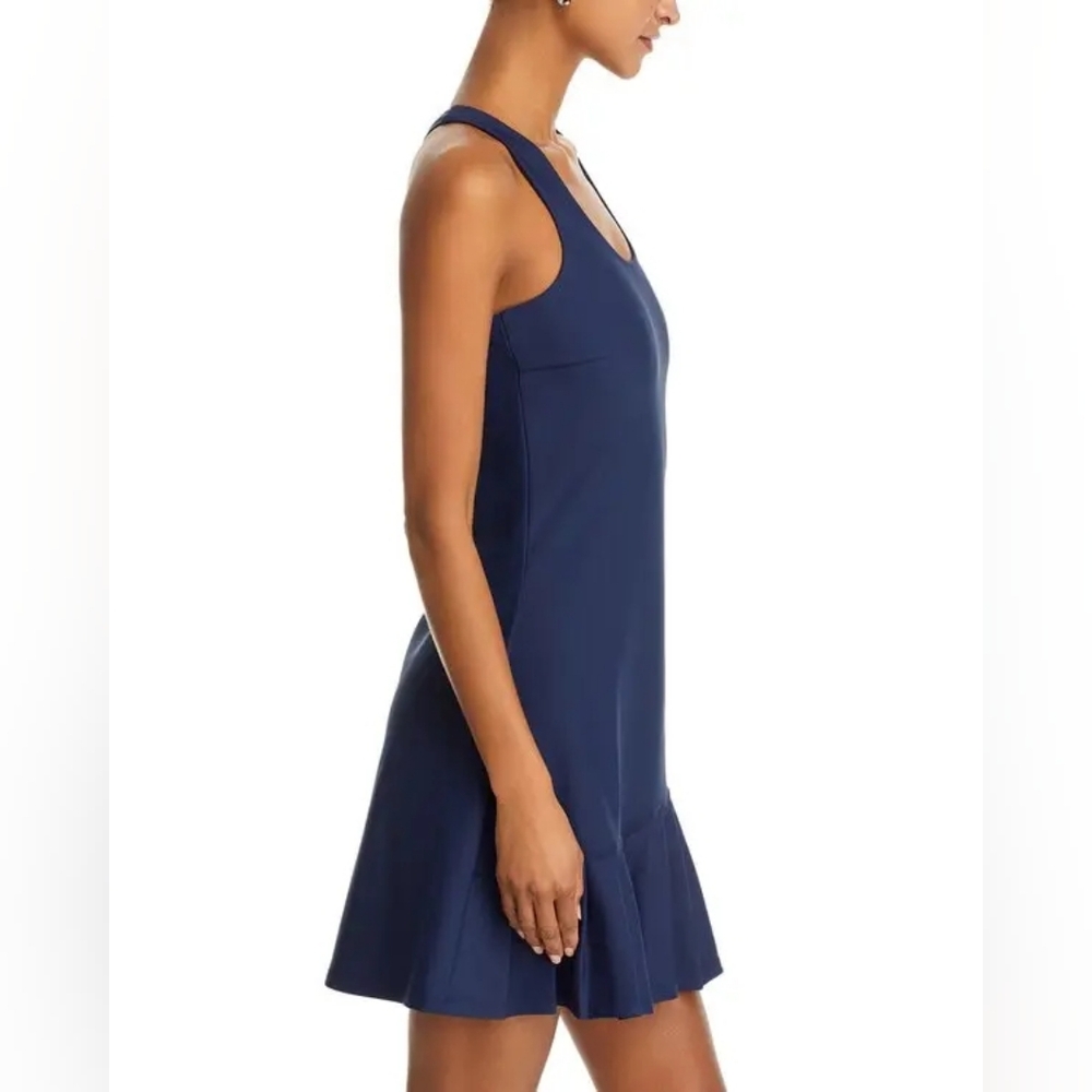 AQUA Myth Pleated Hem Active Dress Women’s Athletic Tennis Dress - Picture 3 of 6